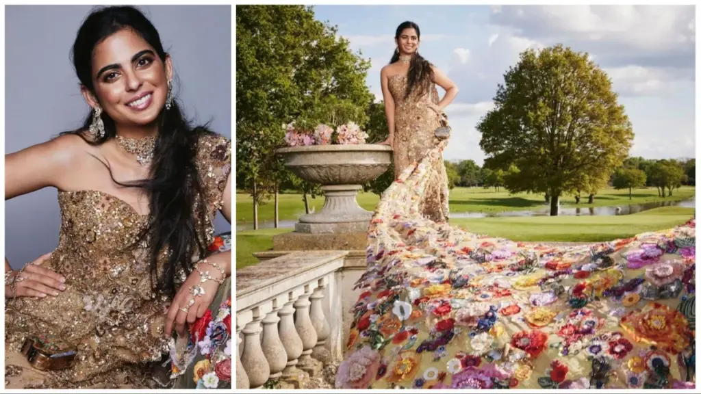 Met Gala 2024: फ्लोरल साड़ी गाउन में नजर आईं ईशा अंबानी, जिसे बनाने में लगे 10 हजार से भी ज्यादा घंटे