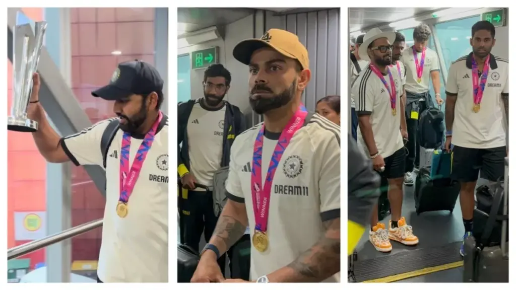 Team India Champions Arrival: चैंपियन IND का एयरपोर्ट पर हुआ जोरदार स्‍वागत, PM 11 बजे करेंगे खिलाड़‍ियों से मुलाकात