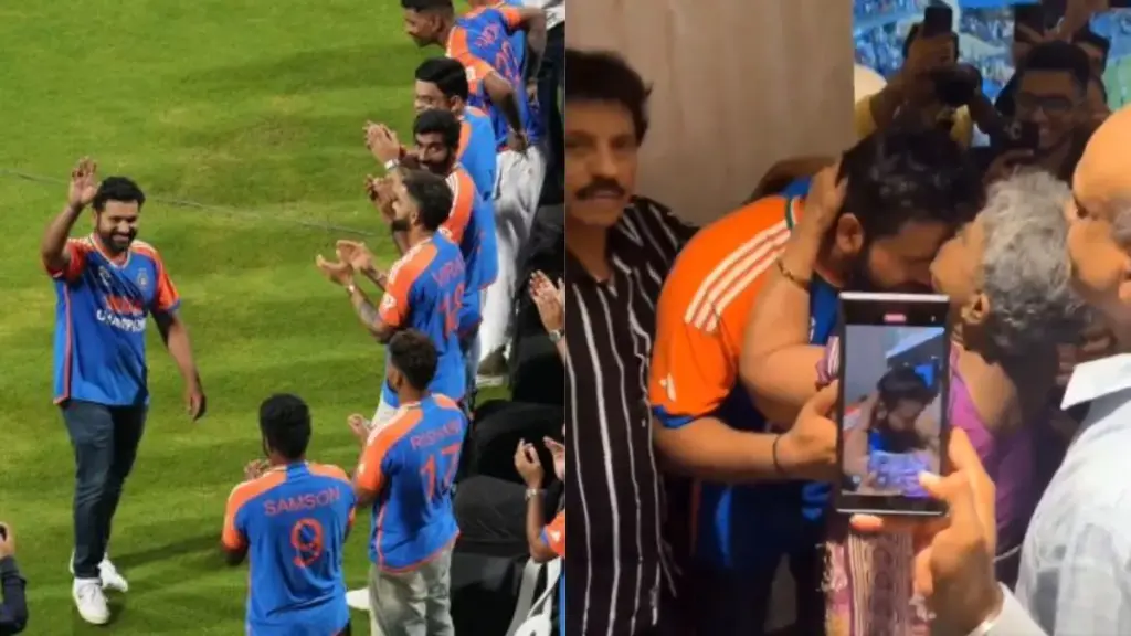 वर्ल्ड चैंपियन बेटे को देखने को बीमार मां ने डॉक्टर का अपॉइंटमेंट किया कैंसिल, Rohit Sharma का माथा चूमकर ली बलैया
